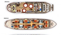 Yacht LA PERLA -  Layout